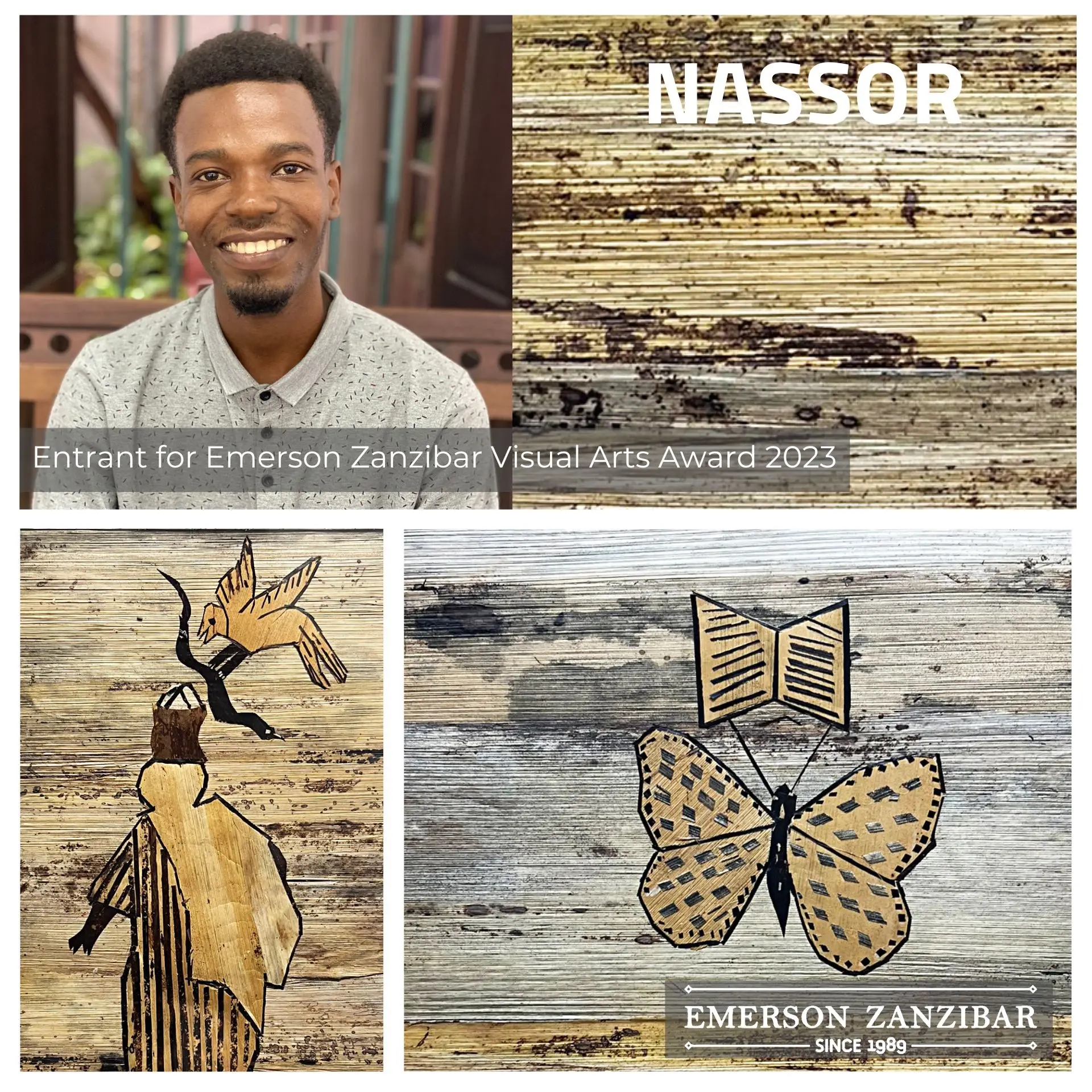 Artwork by Nassor, Emerson Zanzibar Visual Arts Awards 2023
