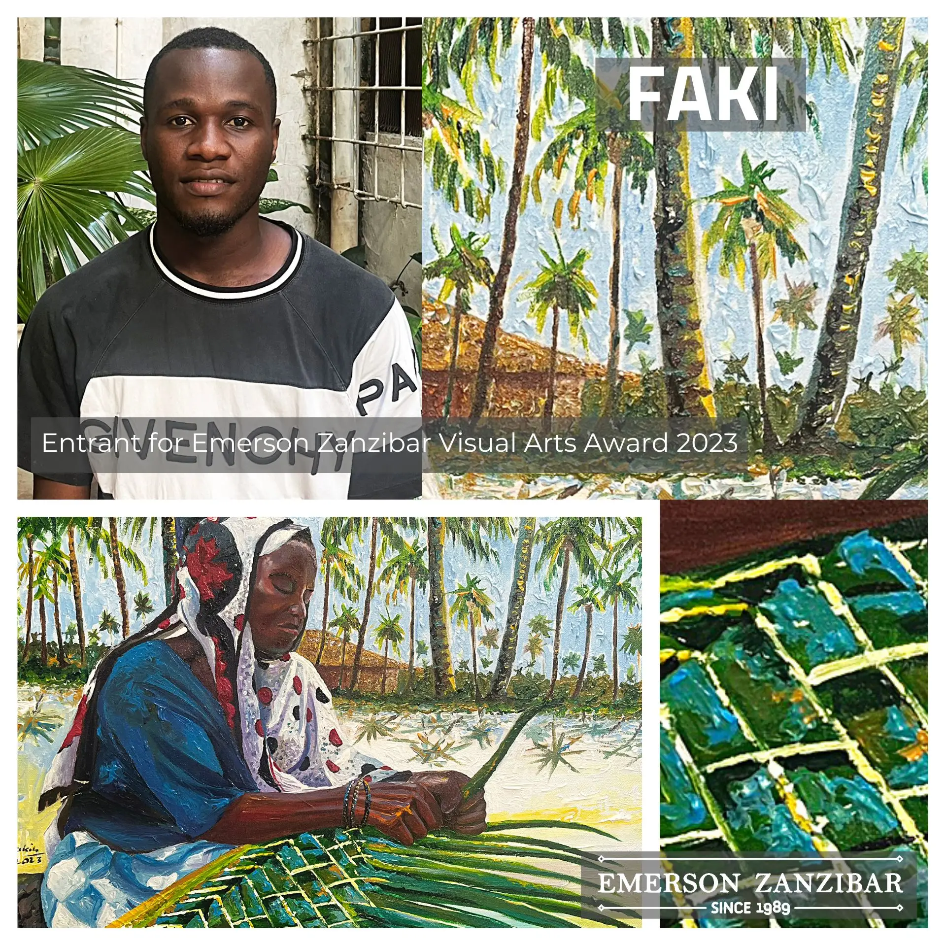 Artwork by Faki, Emerson Zanzibar Visual Arts Awards 2023