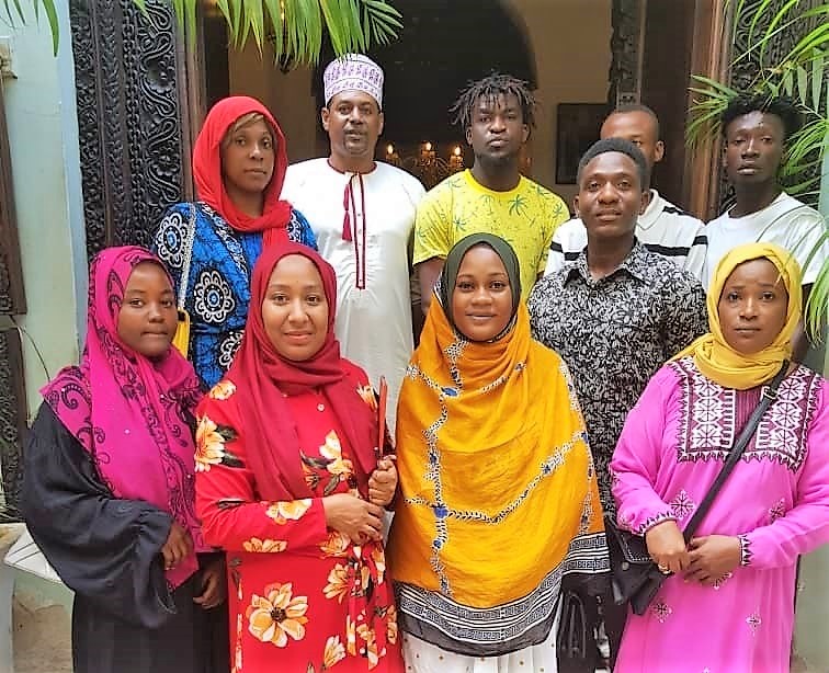 Taarab vocalists performing at the Emerson Zanzibar Foundation Music Award 2021
