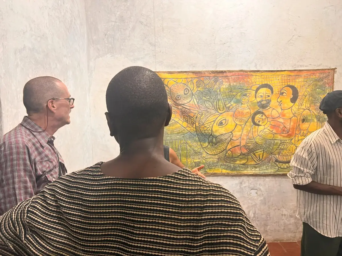 Opening day of the Emerson's Collection Art Exhibition 2025 in Stone Town