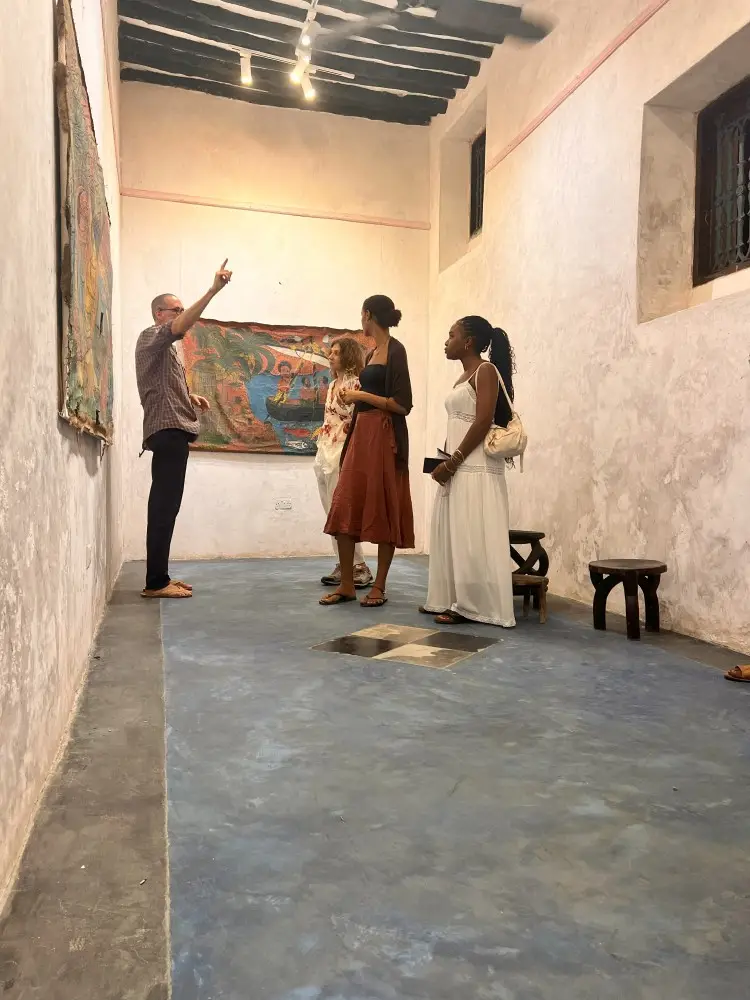 Opening day of the Emerson's Collection Art Exhibition 2025 in Stone Town