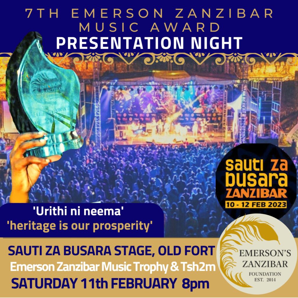 Emerson Zanzibar Foundation Music Award 2023 — Sauti za Busara