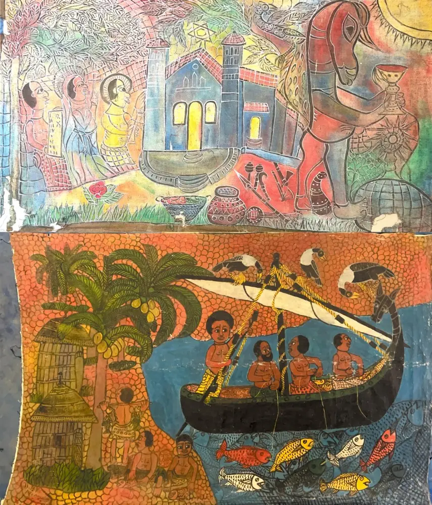Damian Msagula IV and V — artworks from the Outside the Lines exhibition