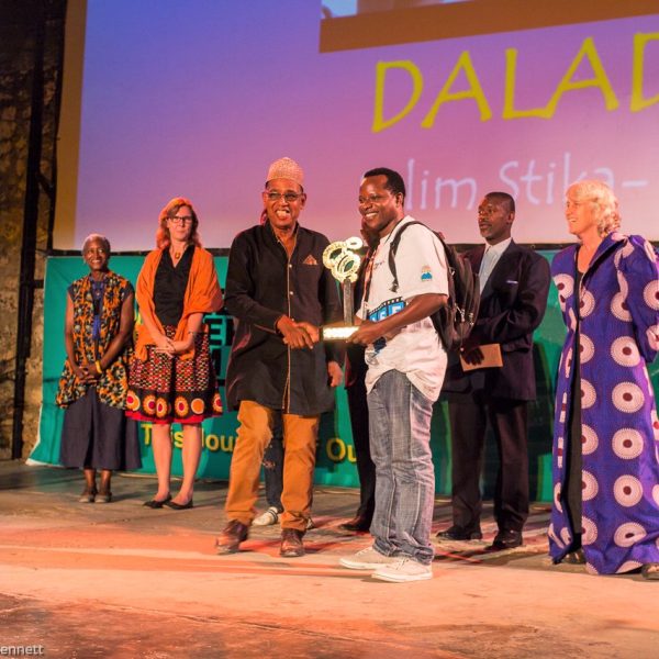 Emerson Foundation Best Zanzibar Film - Salum Stika DALADALA at ZIFF 2016 (photo: Peter Bennett)